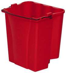 18 Qt Plastic Bucket 14.1″ Long x 14.1″ High x 9.9″ Wide, Red