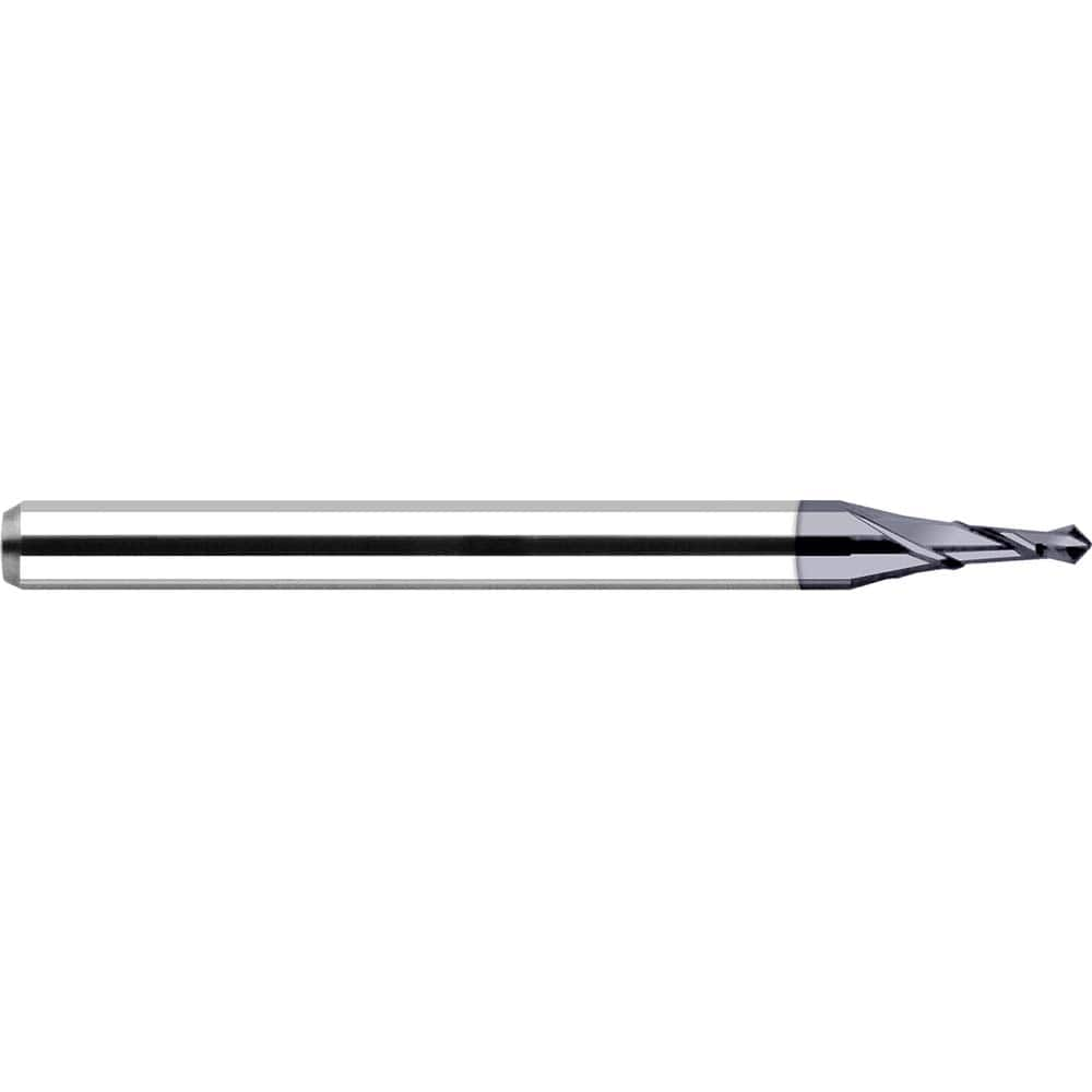 Harvey Tool - 120°, 2" OAL, 2-Flute Solid Carbide Spotting Drill - Exact Industrial Supply