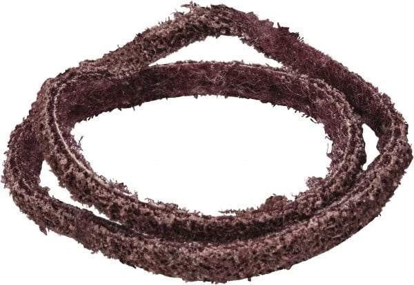 Brite Star - 1/4" Wide x 18" OAL, Aluminum Oxide Abrasive Belt - Aluminum Oxide, Medium, Nonwoven, Series SC-BS - Americas Tooling