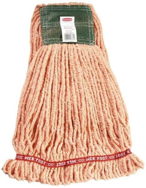 Rubbermaid - 5" Green Head Band, Medium Blended Fiber Loop End Mop Head - 4 Ply, Use for General Purpose - Americas Tooling