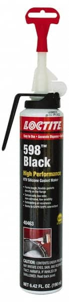 Loctite - 190mL Gasket Maker - 200°F Max, Black, Comes in Aerosol Can - Americas Tooling