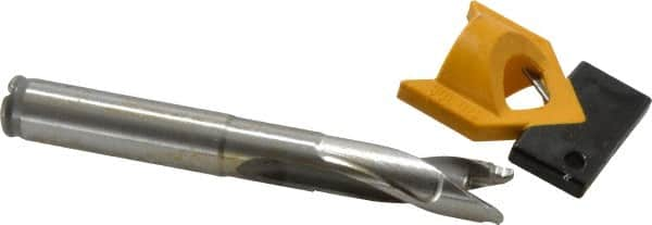 Kennametal - 12.5 to 12.99mm Diam, 3xD, 39.12mm Max Depth, 1/2" Shank Diam, 51.82mm Flute, 104.78mm OAL, Replaceable Tip Drill - KTIP05000HP Insert, O Seat Size, Series KenTIP - Americas Tooling