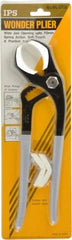 Value Collection - 12" OAL, 2-1/4" Jaw Length x 3-3/4" Jaw Width, 8 Position Tongue & Groove Pliers - Soft Curved Jaws, Standard Head - Americas Tooling