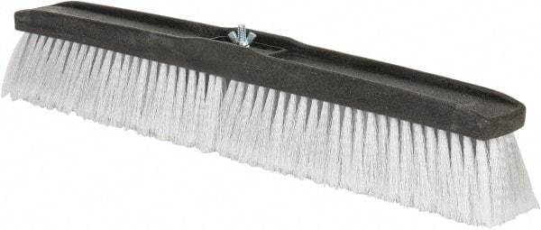 PRO-SOURCE - 24" General Purpose Polypropylene Push Broom - 3" Bristle Length, Plastic Block, Bolt-On Handle Connection, Handle Sold Separately - Americas Tooling