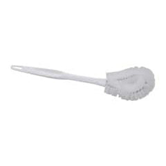 PRO-SOURCE - 17" OAL Toilet Bowl Brush - Polypropylene Bristles, 13" Plastic Handle, White - Americas Tooling