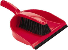 PRO-SOURCE - 9" Wide Handheld Dustpan with Brush - Plastic Body, 5" Plastic Handle - Americas Tooling