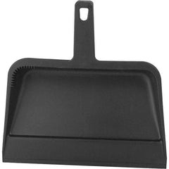 PRO-SOURCE - 12" Wide Handheld Dustpan - Plastic Body, 4-1/2" Plastic Handle - Americas Tooling