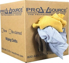 PRO-SOURCE - Reclaimed Rags - Assorted Colors, Fleece and Sweatshirt, Low Lint, Box - Americas Tooling