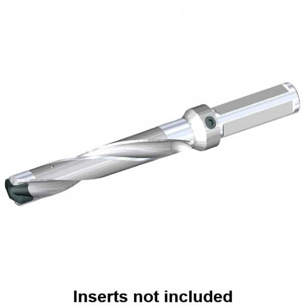 Kennametal - 31.75 to 32mm Diam, 5xD, 160mm Max Depth, 1-1/4" Shank Diam, 197.49mm Flute, 298.45mm OAL, Replaceable Tip Drill - KSEM1250 Insert, 8 Seat Size, Series KSEM - Americas Tooling