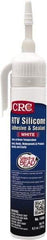 CRC - 8 oz Tube White RTV Silicone Gasket Sealant - -76 to 356°F Operating Temp, 24 hr Full Cure Time - Americas Tooling