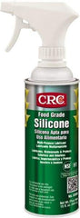 CRC - 16 oz Trigger Spray Can Nondrying Film/Silicone Penetrant/Lubricant - Clear & White, -40°F to 400°F, Food Grade - Americas Tooling