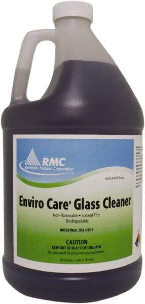 Rochester Midland Corporation - 1 Gal Bottle Fresh Glass Cleaner - Concentrated, Use on Ceramic Tile, Formica, Glass Surfaces, Mirrors, Plastic Surfaces, Stainless Steel - Americas Tooling