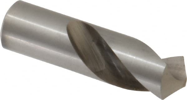 Interstate - 3/4" Body Diam, 118°, 2-1/4" OAL, High Speed Steel Spotting Drill - Americas Tooling