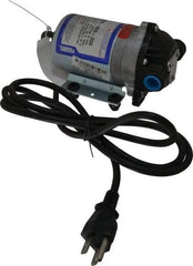 Pentair - 1/10 HP, 3/8 Inlet Size, 3/8 Outlet Size, ByPass, Diaphragm Spray Pump - 115 Input Voltage, Polypropylene, 1.40 Max GPM - Americas Tooling