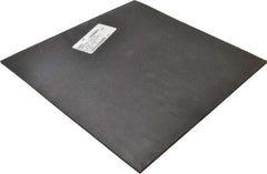 Made in USA - 12" Long, 12" Wide, 3/16" Thick, Buna-N Rubber Foam Sheet - 45 to 55 Durometer, Black, -40 to 212°F, 1,500 psi Tensile Strength, Stock Length - Americas Tooling