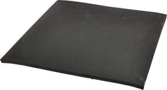 Made in USA - 12" Long, 12" Wide, 3/8" Thick, Buna-N Rubber Foam Sheet - 65 to 75 Durometer, Black, -40 to 212°F, 1,500 psi Tensile Strength, Stock Length - Americas Tooling