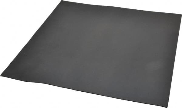 Made in USA - 12" Long, 12" Wide, 1/16" Thick, Neoprene Rubber Foam Sheet - 45 to 55 Durometer, Black, -40 to 212°F, 1,000 psi Tensile Strength, Stock Length - Americas Tooling