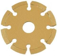 Core Cut - 4" Diam, 20mm Arbor Hole Diam, Wet & Dry Cut Saw Blade - Diamond-Tipped, Standard Round Arbor - Americas Tooling