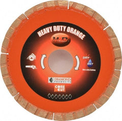 Core Cut - 4" Diam, 20mm Arbor Hole Diam, Wet & Dry Cut Saw Blade - Diamond-Tipped, Standard Round Arbor - Americas Tooling