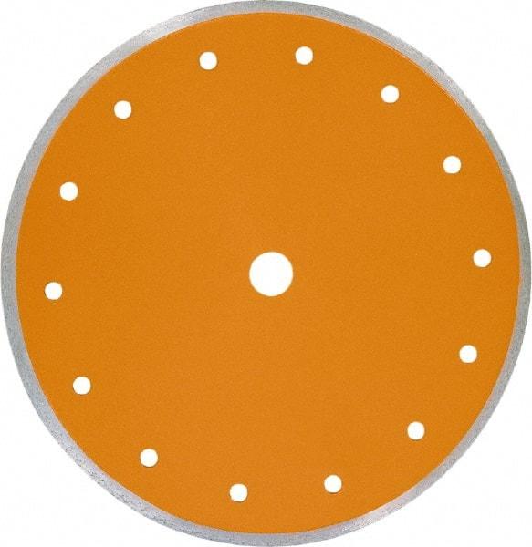 Core Cut - 7" Diam, 5/8" Arbor Hole Diam, Wet & Dry Cut Saw Blade - Diamond-Tipped, Standard Round Arbor - Americas Tooling