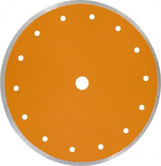 Core Cut - 7" Diam, 5/8" Arbor Hole Diam, Wet & Dry Cut Saw Blade - Diamond-Tipped, Standard Round Arbor - Americas Tooling