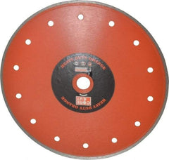 Core Cut - 8" Diam, 5/8" Arbor Hole Diam, Wet & Dry Cut Saw Blade - Diamond-Tipped, Standard Round Arbor - Americas Tooling