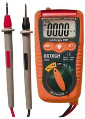 Extech - DM220, CAT IV, 600 VAC/VDC, Digital Auto Ranging Multimeter - 40 mOhm, Measures Voltage, Current, Frequency, Resistance - Americas Tooling