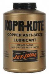 Jet-Lube - 12 oz Aerosol High Temperature Anti-Seize Lubricant - Copper/Graphite, -65 to 1,800°F, Copper/Bronze, Water Resistant - Americas Tooling