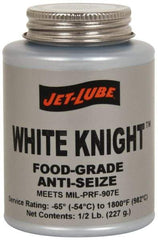 Jet-Lube - 1 Lb Can General Purpose Anti-Seize Lubricant - Aluminum, -65 to 1,800°F, White, Food Grade, Water Resistant - Americas Tooling