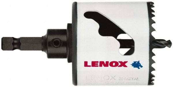 Lenox - 2-9/16" Diam, 1-1/2" Cutting Depth, Hole Saw - Bi-Metal Saw, Toothed Edge - Americas Tooling