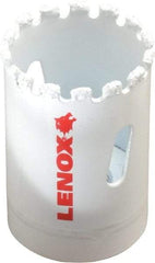 Lenox - 1-3/8" Diam, 1-5/8" Cutting Depth, Hole Saw - Carbide Grit Saw, Gulleted Edge - Americas Tooling