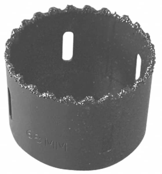 Lenox - 3-1/4" Diam, 1-5/8" Cutting Depth, Hole Saw - Carbide Grit Saw, Gulleted Edge - Americas Tooling