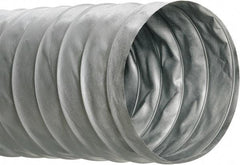 Hi-Tech Duravent - 6" ID, 25' Long, PVC Blower & Duct Hose - Gray, 3-1/2" Bend Radius, 0.15 In/Hg, 0.85 Max psi, 0 to 250°F, Flame Retarding - Americas Tooling