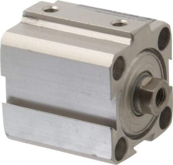 Norgren - 1/2" Stroke x 1" Bore Double Acting Air Cylinder - 10-32 Port, 1/4-28 Rod Thread, 145 Max psi, 23 to 176°F - Americas Tooling