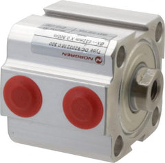 Norgren - 1/2" Stroke x 1-1/4" Bore Double Acting Air Cylinder - 1/8 Port, 5/16-24 Rod Thread, 145 Max psi, 23 to 176°F - Americas Tooling