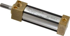 Norgren - 2" Stroke x 3/4" Bore Single Acting Air Cylinder - 1/8 Port, 5/16-18 Rod Thread, 150 Max psi, -20 to 200°F - Americas Tooling