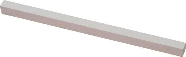 Norton - 900 Grit Aluminum Oxide Square Polishing Stone - Super Fine Grade, 1/4" Wide x 6" Long x 1/4" Thick - Americas Tooling