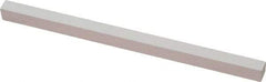 Norton - 900 Grit Aluminum Oxide Square Polishing Stone - Super Fine Grade, 1/4" Wide x 6" Long x 1/4" Thick - Americas Tooling