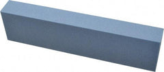 Norton - 80 Grit Aluminum Oxide Rectangular Polishing Stone - Medium Grade, 2" Wide x 8" Long x 1" Thick - Americas Tooling