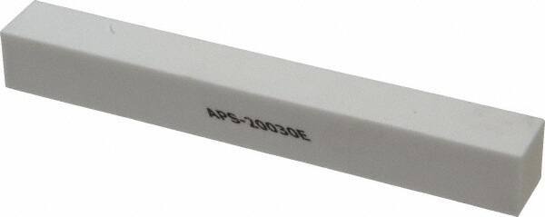 Norton - 100 Grit Aluminum Oxide Square Polishing Stone - Fine Grade, 1" Wide x 8" Long x 1" Thick - Americas Tooling