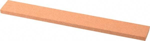 Norton - 150 Grit Aluminum Oxide Rectangular Polishing Stone - Very Fine Grade, 1" Wide x 8" Long x 1/4" Thick - Americas Tooling