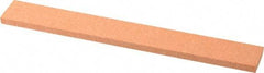 Norton - 150 Grit Aluminum Oxide Rectangular Polishing Stone - Very Fine Grade, 1" Wide x 8" Long x 1/4" Thick - Americas Tooling