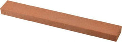 Norton - 150 Grit Aluminum Oxide Rectangular Polishing Stone - Very Fine Grade, 1" Wide x 8" Long x 1/2" Thick - Americas Tooling