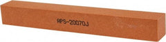 Norton - 150 Grit Aluminum Oxide Square Polishing Stone - Very Fine Grade, 1" Wide x 8" Long x 1" Thick - Americas Tooling