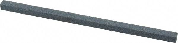 Made in USA - 120 Grit Aluminum Oxide Square Polishing Stone - Fine Grade, 1/4" Wide x 6" Long x 1/4" Thick - Americas Tooling