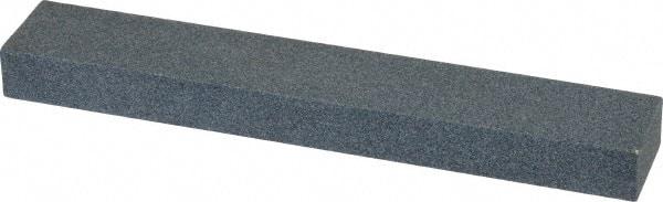 Made in USA - 120 Grit Aluminum Oxide Rectangular Polishing Stone - Fine Grade, 1" Wide x 6" Long x 1/2" Thick - Americas Tooling