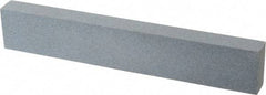 Made in USA - 180 Grit Aluminum Oxide Rectangular Polishing Stone - Very Fine Grade, 1" Wide x 6" Long x 1/2" Thick - Americas Tooling