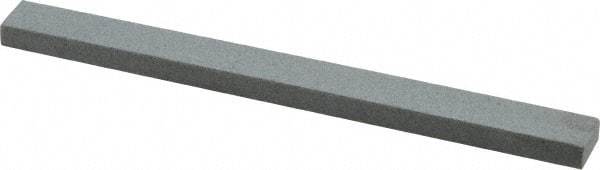 Made in USA - 220 Grit Aluminum Oxide Rectangular Polishing Stone - Very Fine Grade, 1/2" Wide x 6" Long x 1/4" Thick - Americas Tooling