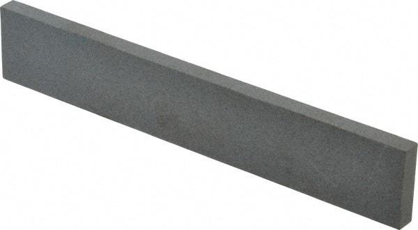 Made in USA - 220 Grit Aluminum Oxide Rectangular Polishing Stone - Very Fine Grade, 1" Wide x 6" Long x 1/4" Thick - Americas Tooling