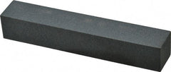 Made in USA - 220 Grit Aluminum Oxide Square Polishing Stone - Very Fine Grade, 1" Wide x 6" Long x 1" Thick - Americas Tooling